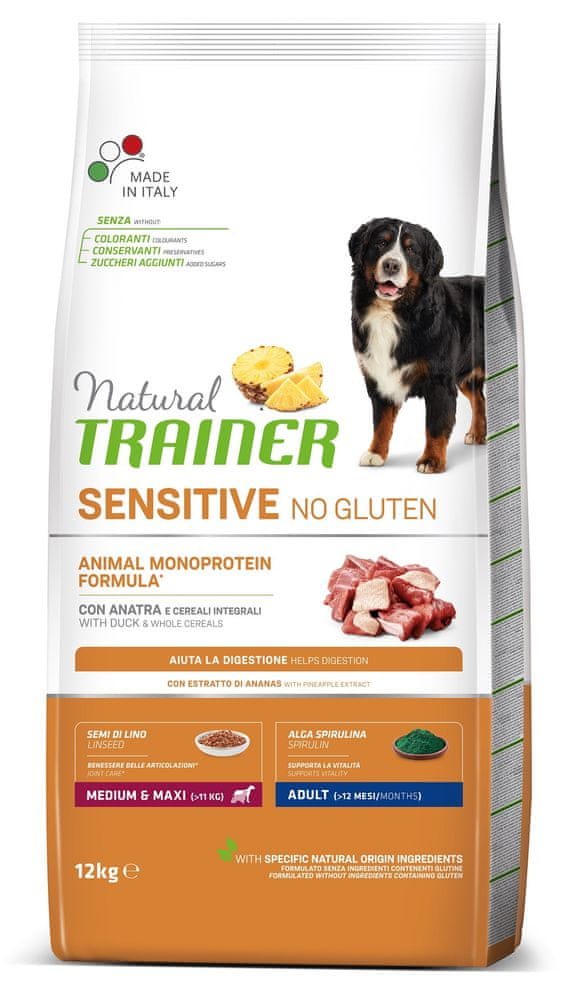 TRAINER Natural SENSITIVE No gluten Adult M / M kačica 12 kg
